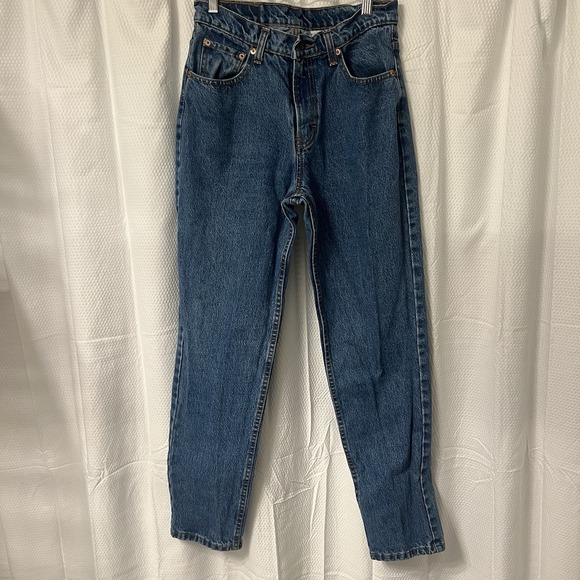 Jordache Denim - VINTAGE Jordache Womens‎ Jeans 28 X 29 High Rise Zip Ankle Tapered USA 80s 90s
